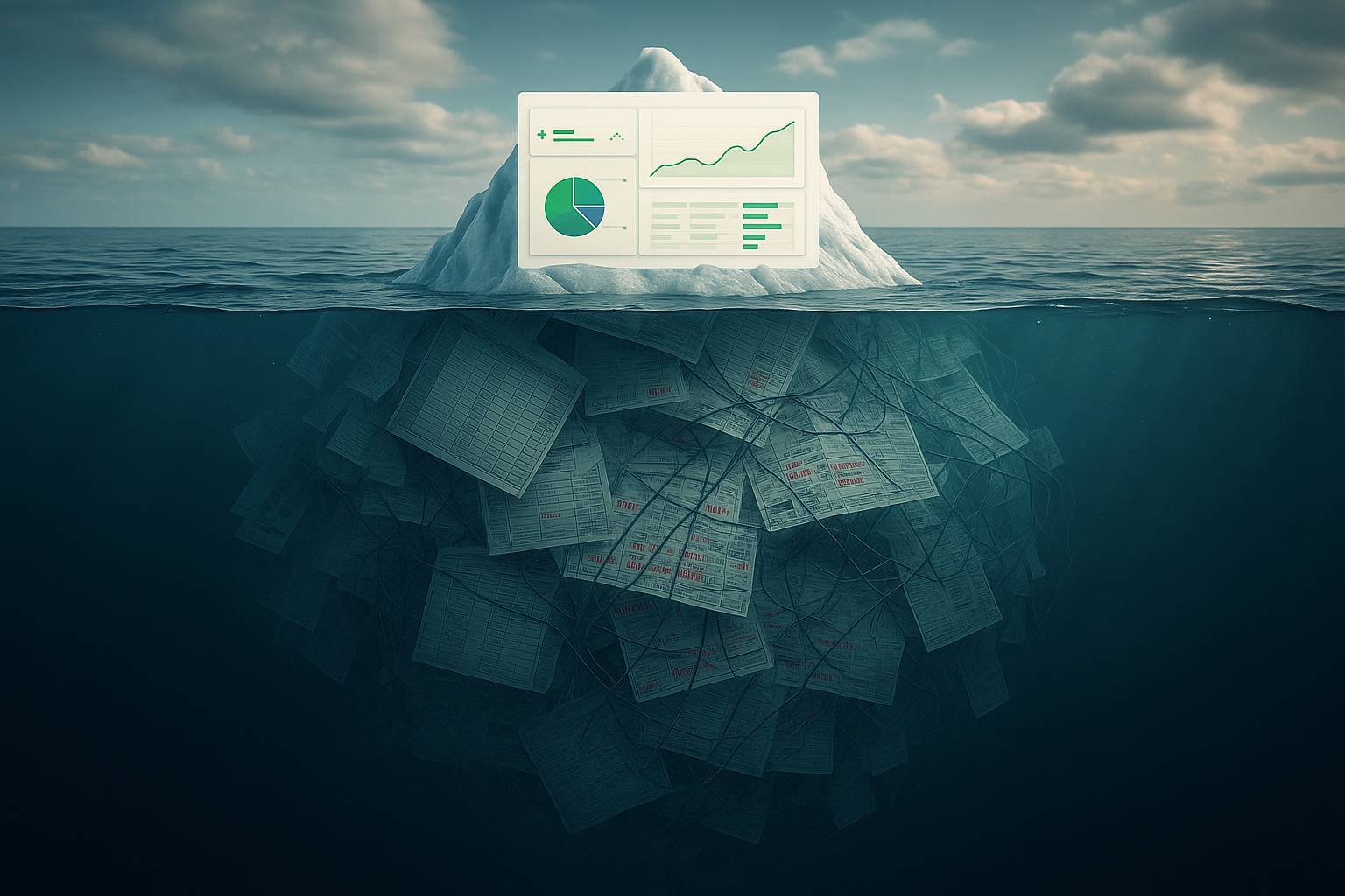 Daten-Eisberg
